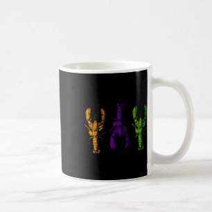 Mardi Gras Crawfish Happy Mardi Gras 2025 Matching Coffee Mug