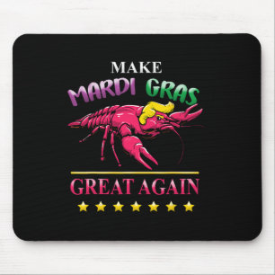 Mardi Gras Crawfish Trump Republican New Orleans L Mouse Pad