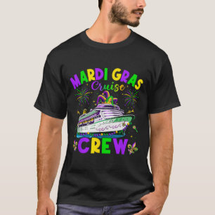 Mardi Gras Crew Jester Costume Carnival New Orlean T-Shirt