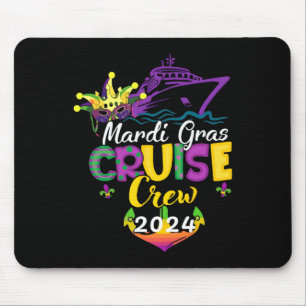 Mardi Gras Cruise 2024 Ship Family Matching Trip N Mouse Pad