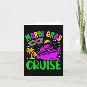 Mardi Gras Cruise Crew 2025 Trip New Orleans Famil Card