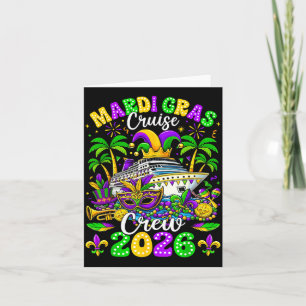 Mardi Gras Cruise Crew 2025 Trip New Orleans Famil Card