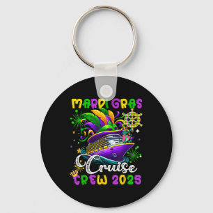 Mardi Gras Cruise Crew 2025 Trip New Orleans Famil Key Ring