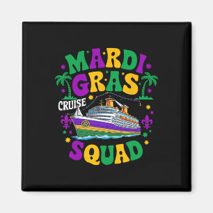 Mardi Gras Cruise Crew 2025 Trip New Orleans Famil Magnet
