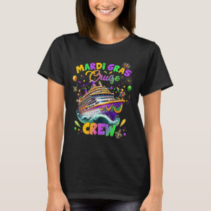 Mardi Gras Cruise Crew 2025 Trip New Orleans Famil T-Shirt