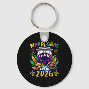 Mardi gras cruise crew 2026 family matching new key ring