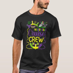Mardi Gras Cruise Crew Family Matching Cruising T-Shirt