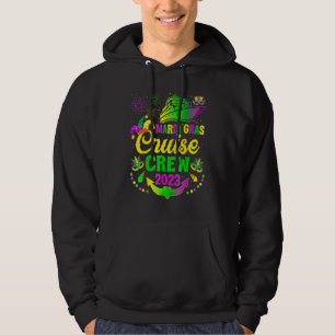 Mardi Gras Cruise Crew Matching Group Cruising Cru Hoodie