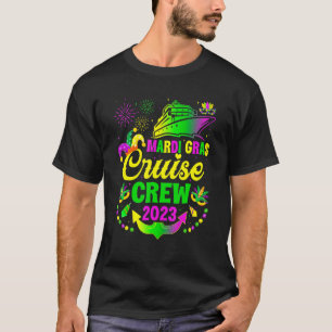 Mardi Gras Cruise Crew Matching Group Cruising Cru T-Shirt
