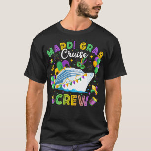 Mardi Gras Cruise Crew Matching Men T-Shirt