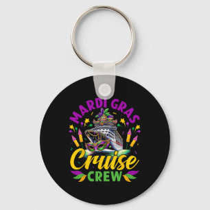Mardi Gras Cruise Crew Trip New Orleans Family Mat Key Ring