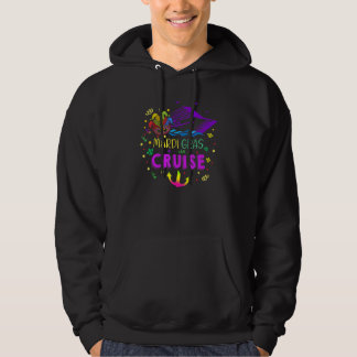 Mardi Gras Cruise Cruise Ship Cruising Mask Beads Hoodie