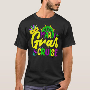 Mardi Gras Cruise Cruising Mask Cruise Ship Carniv T-Shirt