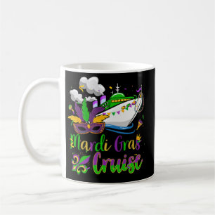 Mardi Gras Cruise Cruising Mask Cruise Ship Party Coffee Mug