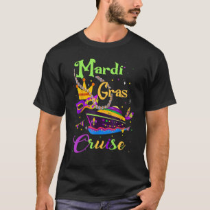 Mardi Gras Cruise Squad 2023 Matching Group Family T-Shirt