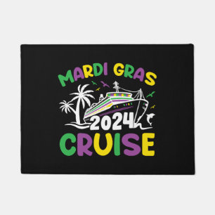 Mardi Gras Cruise Squad Doormat