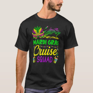 Mardi Gras Cruise Squad Matching Group Cruising Cr T-Shirt
