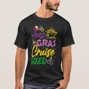 Mardi Gras Cruise Squad Matching Group Cruising Cr T-Shirt