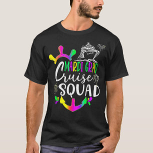 Mardi Gras Cruise Squad Matching Group Family Vaca T-Shirt
