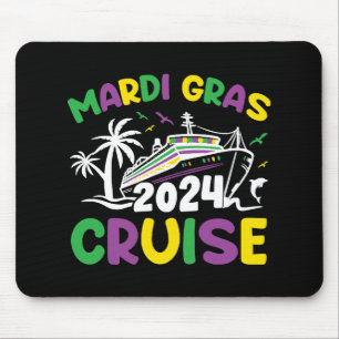 Mardi Gras Cruise Squad Mouse Pad