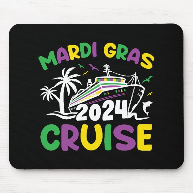 Mardi Gras Cruise Squad Mouse Pad (Front)