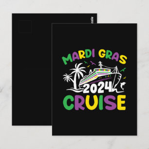 Mardi Gras Cruise Squad Postcard