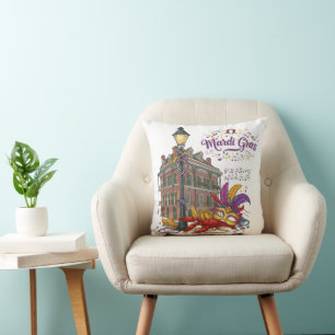 Mardi Gras Cushion