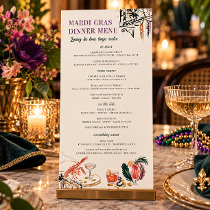 Mardi Gras Dinner Menu New Orleans