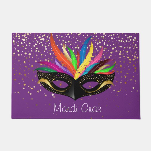 Mardi Gras Doormat (Front)