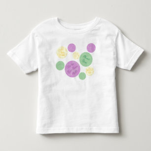Mardi Gras Dots Celebration Fun Toddler T-Shirt
