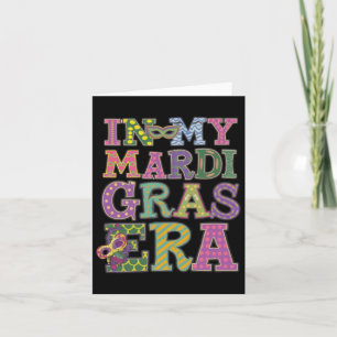 Mardi Gras Era Sticker Card