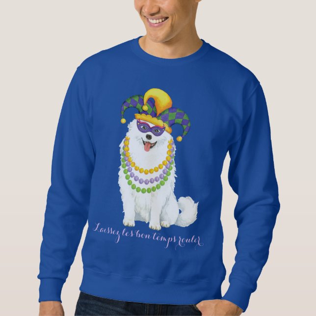 Mardi Gras Eskie Sweatshirt (Front)