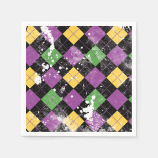 Mardi Gras Essentials Keychain Napkin