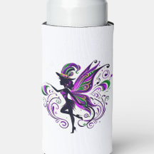 Mardi Gras fairy silhouette