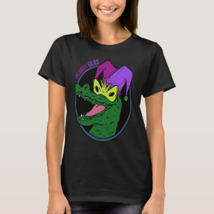mardi gras fest mask aligator T-Shirt