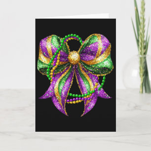 Mardi Gras Festival New Orleans Fleur De Lis Coque Card