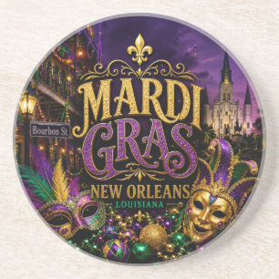 Mardi Gras Festival New Orleans Louisiana Coaster
