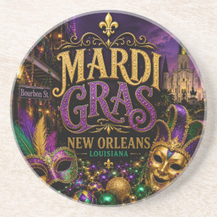 Mardi Gras Festival New Orleans Louisiana Coaster