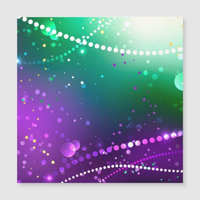 Mardi Gras Festive Purple Background (Front)