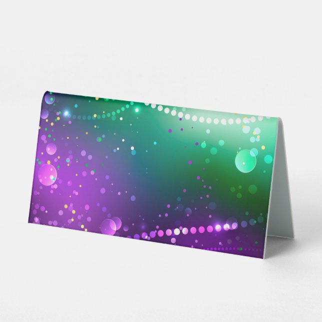 Mardi Gras Festive Purple Background (Front)