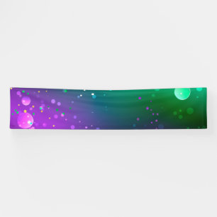 Mardi Gras Festive Purple Background Banner