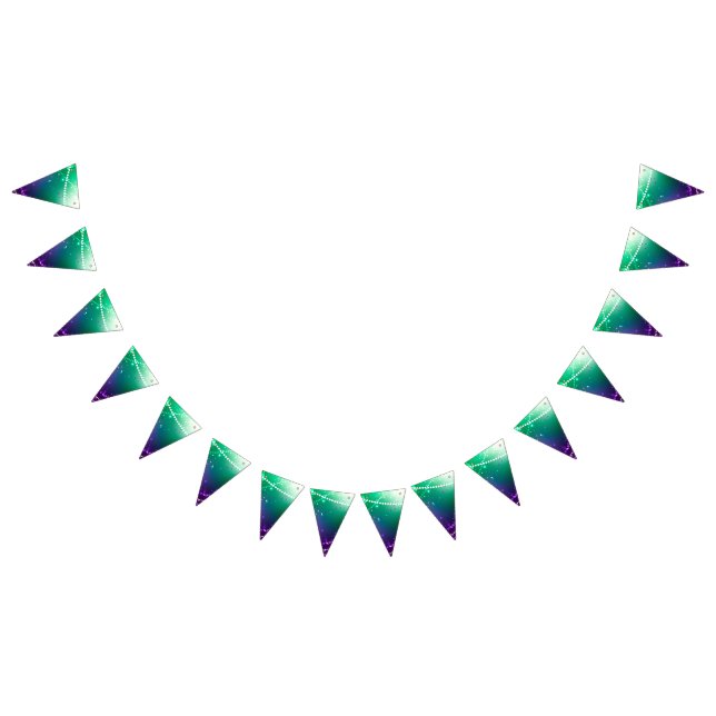 Mardi Gras Festive Purple Background Bunting (All)