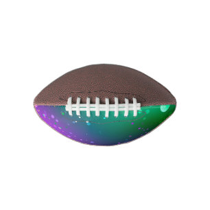 Mardi Gras Festive Purple Background Football