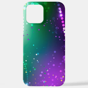 Mardi Gras Festive Purple Background iPhone 12 Pro Max Case