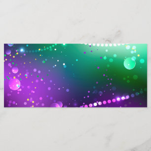 Mardi Gras Festive Purple Background Menu