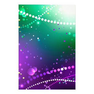 Mardi Gras Festive Purple Background Photo Print
