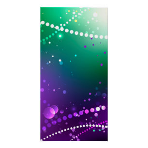 Mardi Gras Festive Purple Background Poster