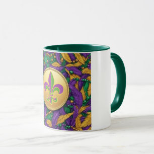 Mardi Gras Fleur de lis Mug