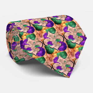 Mardi Gras / Fleur De Lis Neck Tie