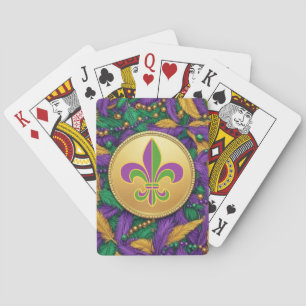 Mardi Gras Fleur de lis Playing Cards
